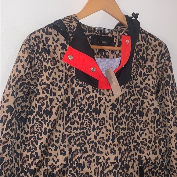 J. Crew leopard Anorak jacket - Picture 3 of 7